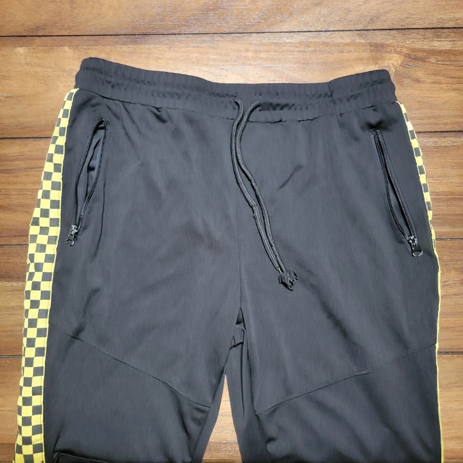 Forever 21 Forever 21 Joggers w/ Checker Stripes & Zipper Pockets - XL Size US 33 - 2 Thumbnail