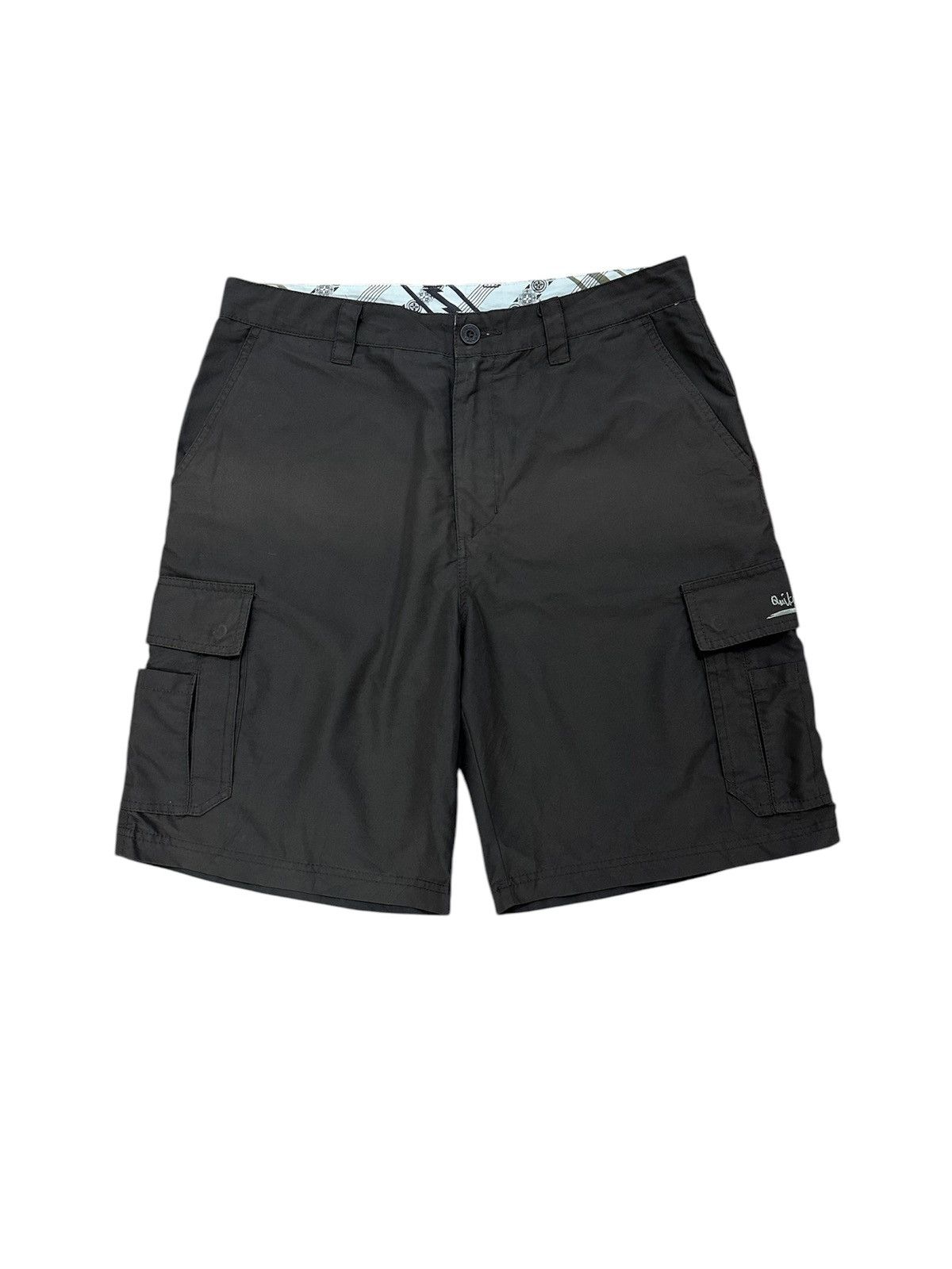 Beauty Beast × Quiksilver × Vintage Vintage Rare Beautiful Quiksilver Multi Pocket Cargo Shorts Size US 34 / EU 50 - 1 Thumbnail