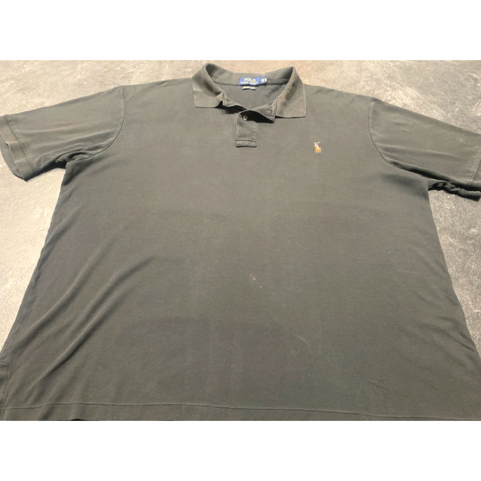 Polo Ralph Lauren Vintage Polo Ralph Lauren Golf Shirt Men 2XLT Black Cotton Big & Tall Size US XXL / EU 58 / 5 - 2 Thumbnail