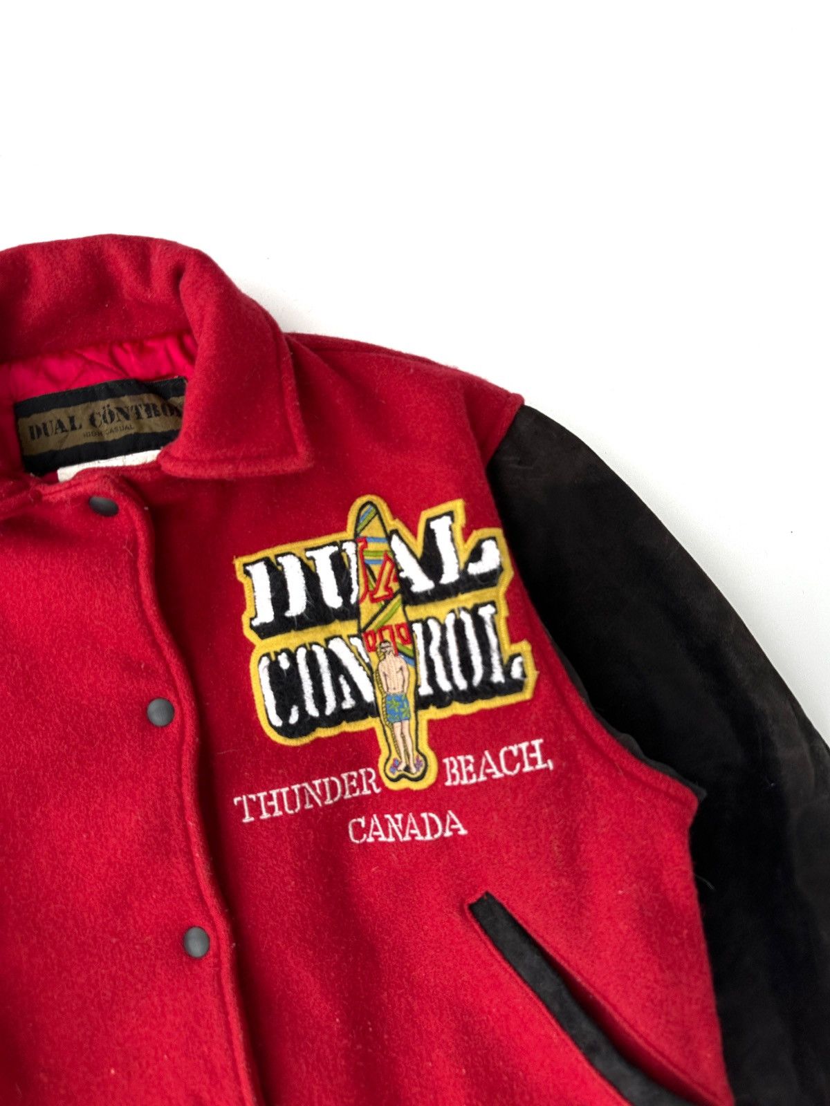 Other Vintage Dual Control Varsity Bomber Jacket Long Board Size US M / EU 48-50 / 2 - 4 Thumbnail