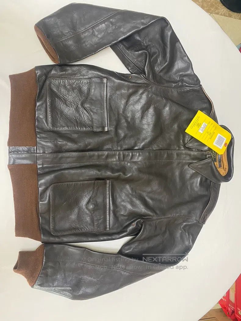 The Real McCoy's The Real McCoys A2 flight jacket leather jacket Size US XS / EU 42 / 0 - 1 Thumbnail