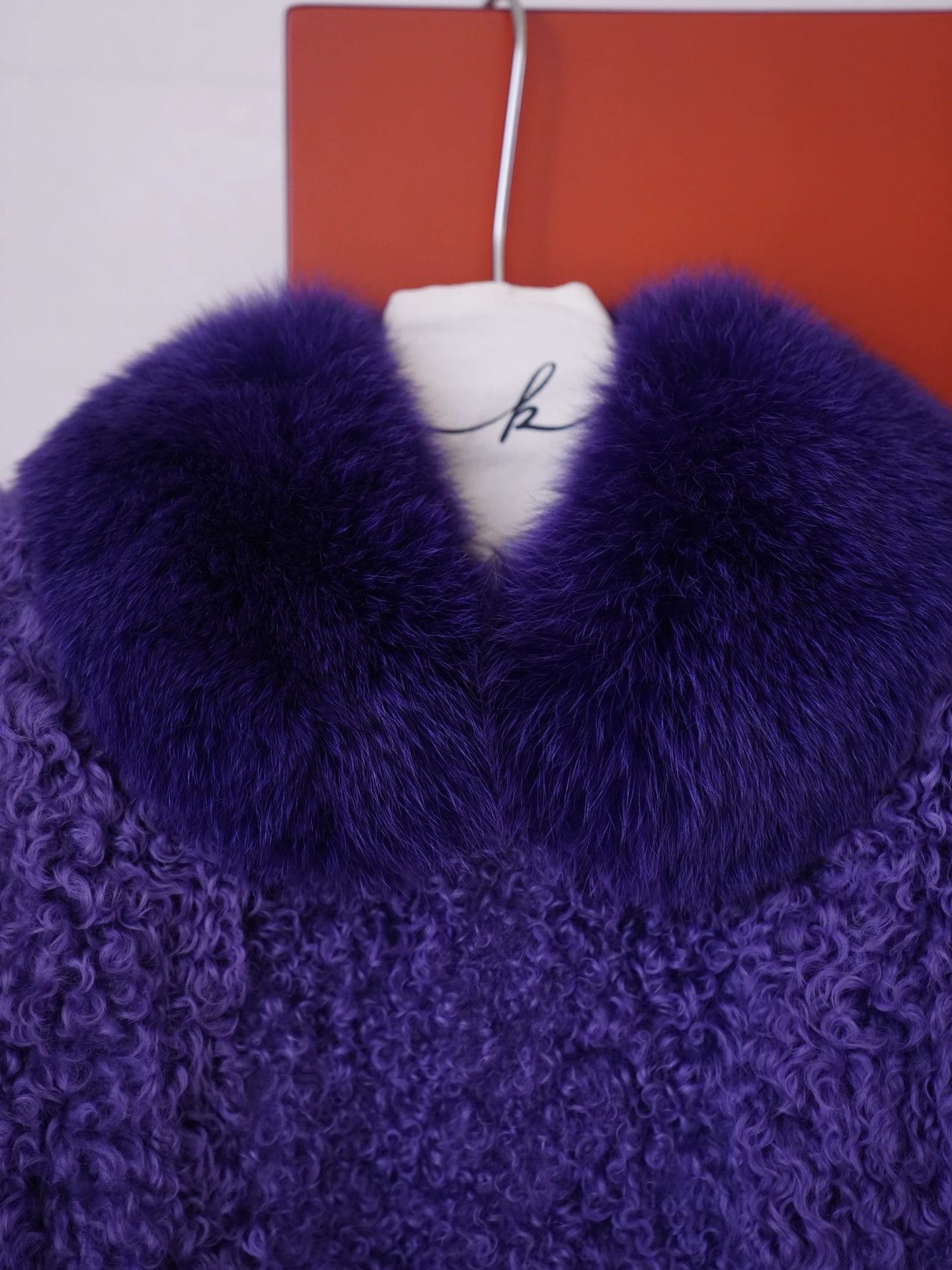 Vintage Vintage Rare Purple Curly Shearling Size S Size S / US 4 / IT 40 - 6 Thumbnail
