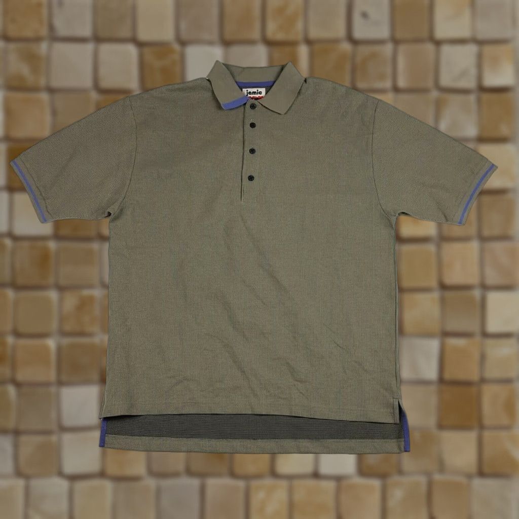Vintage VINTAGE Y2K Preppy Golf Polo Men's Large Gray Short Sleeve Shirt Sports Relaxed VTG Size US L / EU 52-54 / 3 - 1 Thumbnail