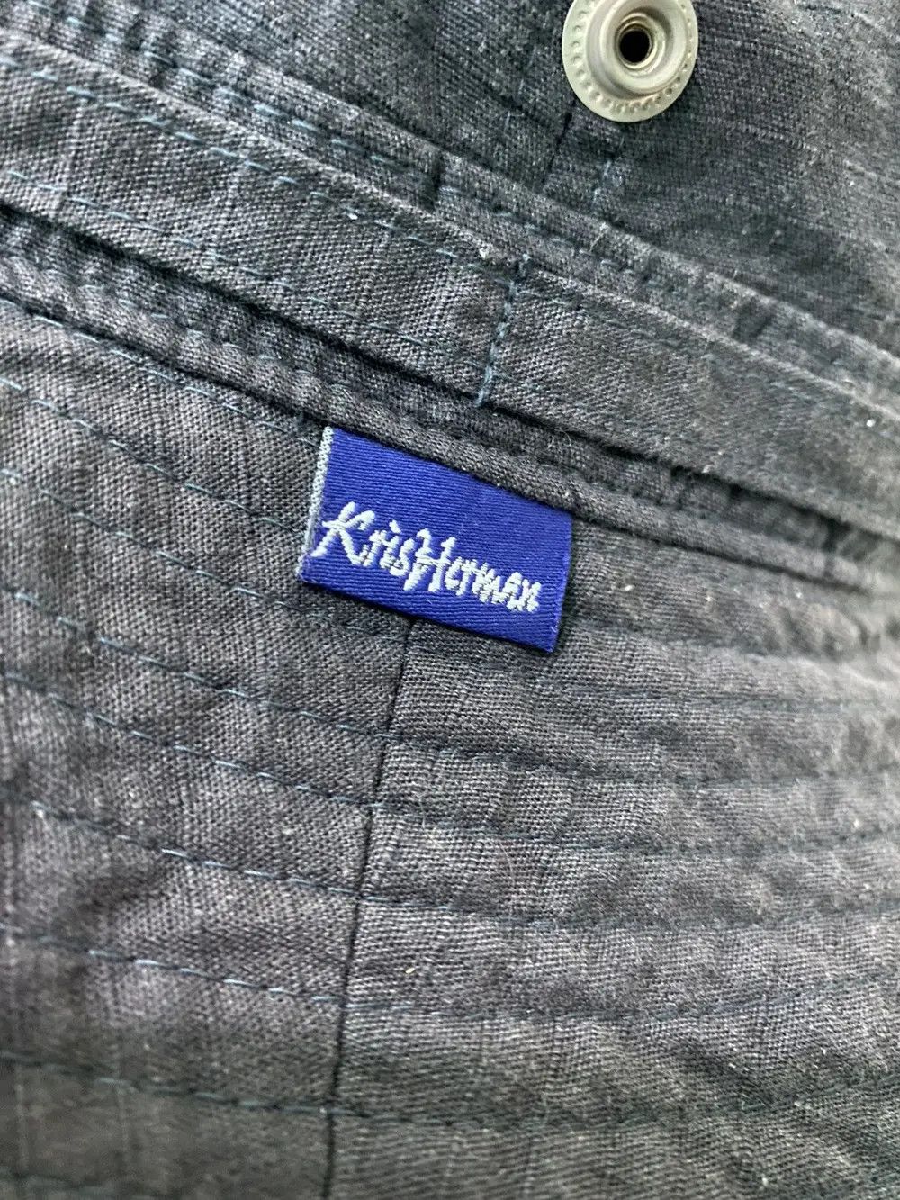 Vintage KrisHerman Plain Bucket Hat Size ONE SIZE - 6 Thumbnail