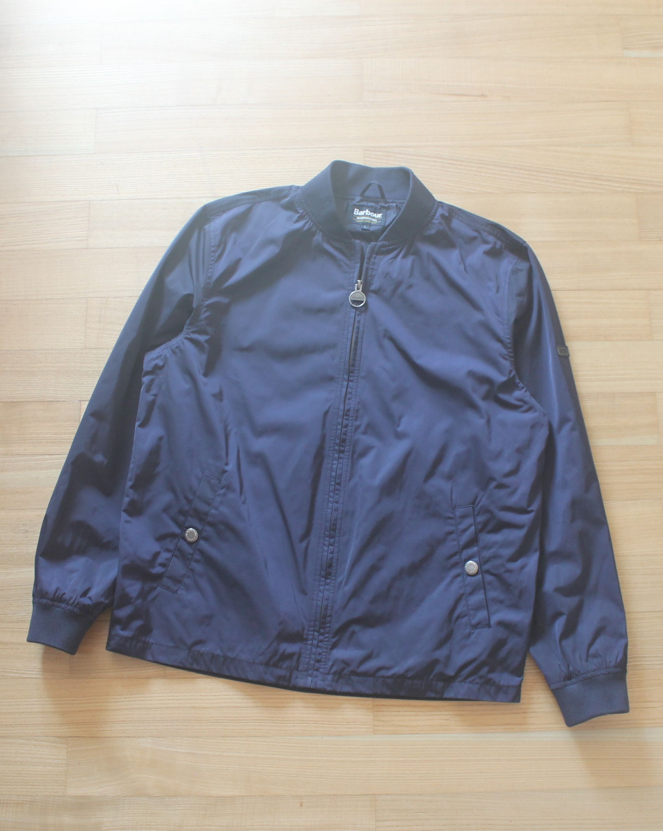 Barbour Barbour International Navy Bomber Jacket Size US L / EU 52-54 / 3 - 5 Thumbnail