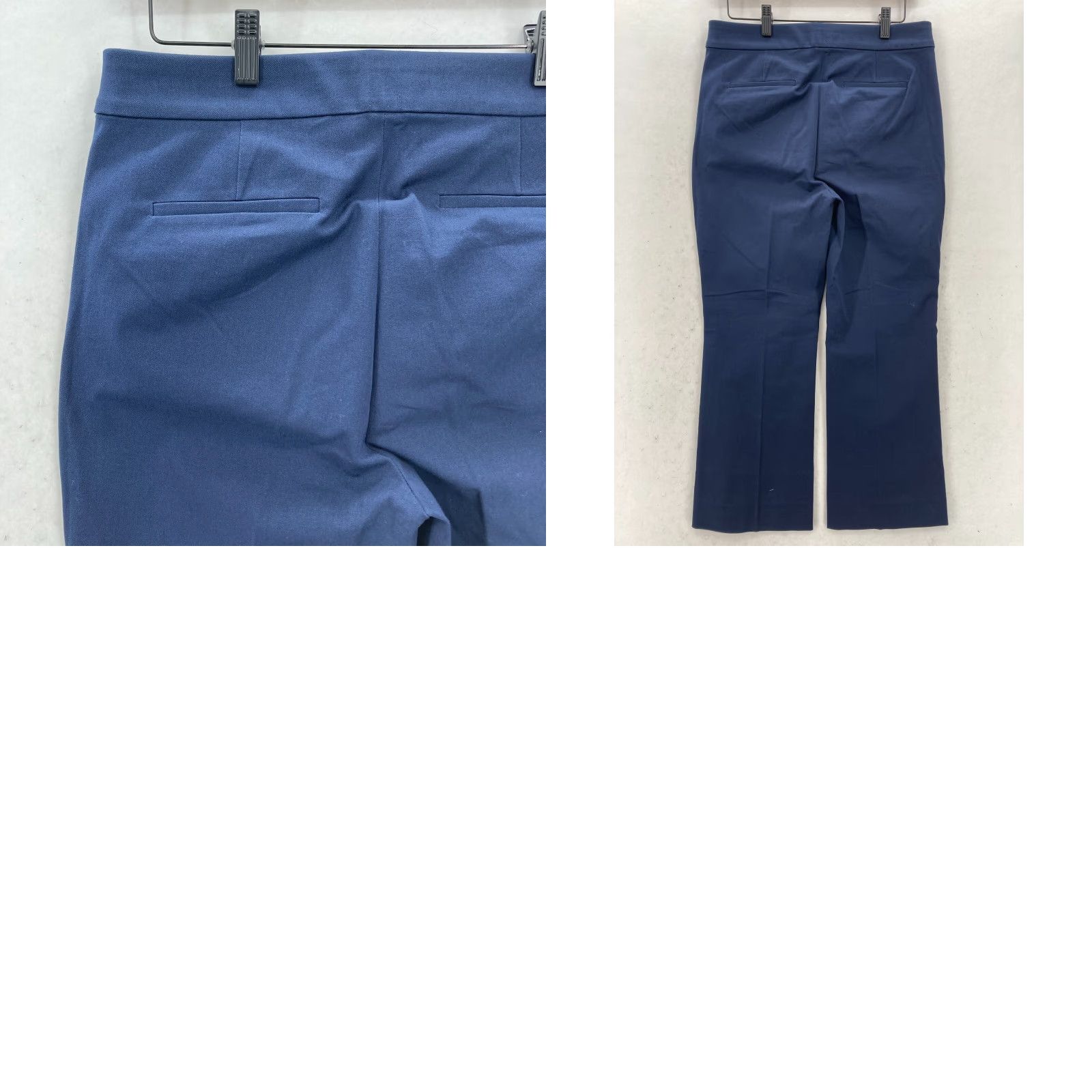 J.Crew J.Crew Kelsey Pant Women's 6 Flared Crop Blue Stretch High Rise Size 30" / US 8 / IT 44 - 9 Thumbnail