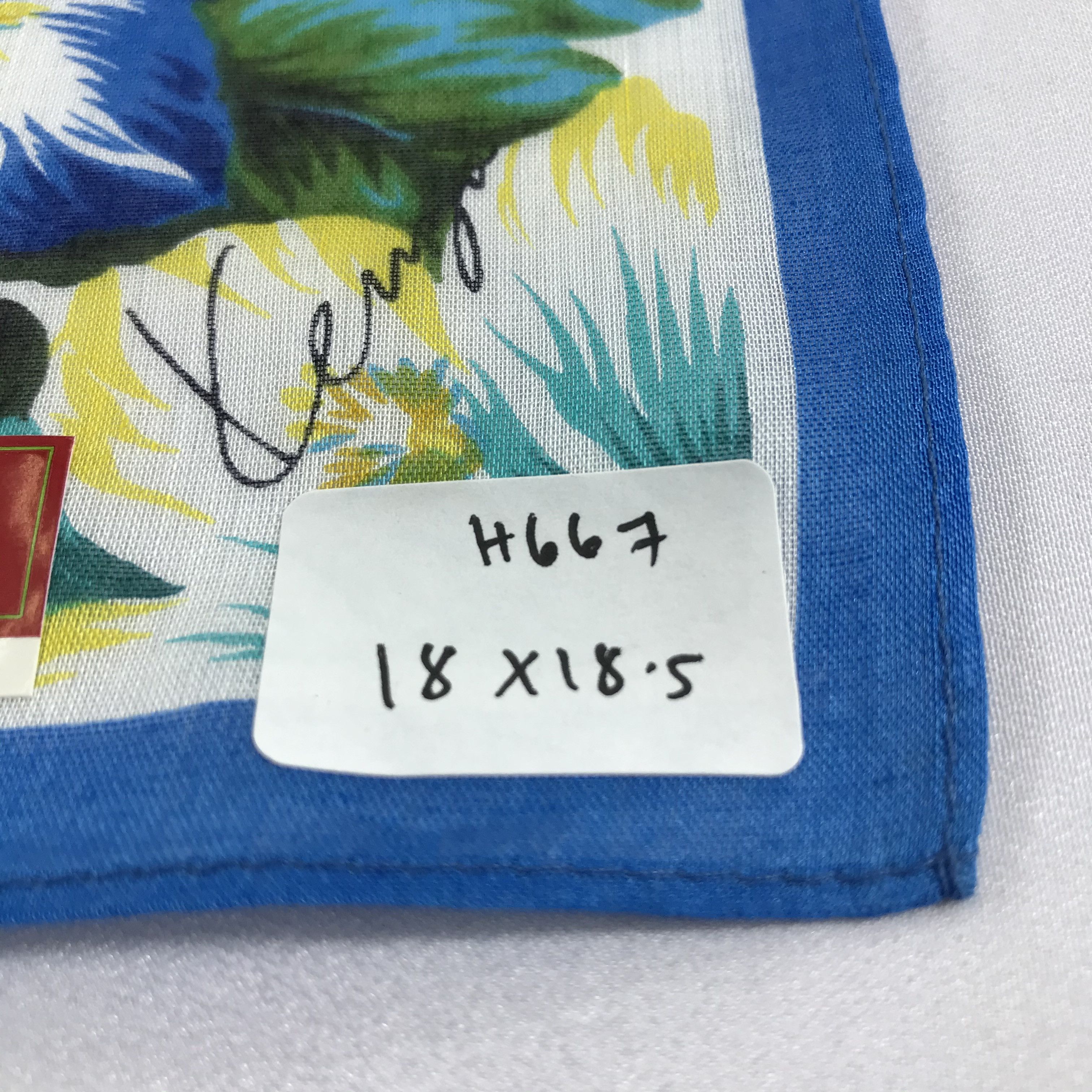 Kenzo Kenzo Blue Flower Handkerchief Neckerchief Bandana H667 Size ONE SIZE - 5 Thumbnail