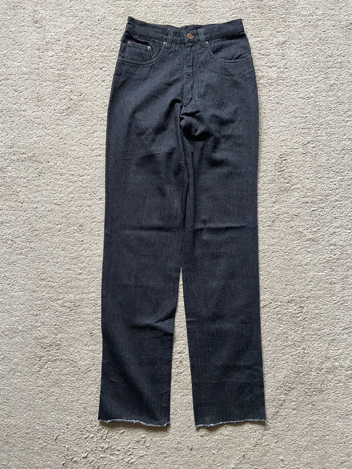 Issey Miyake × Tete Homme Vintage Tete Homme By Katoh Kazutaka 70’s Fringe Denim Pants Size US 28 / EU 44 - 1 Thumbnail