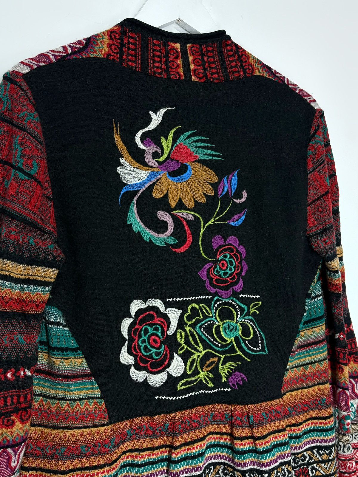 Other Ivko Floral Embroidery Avant Garde Luxury Cardigan Sweater Size S / US 4 / IT 40 - 15 Thumbnail