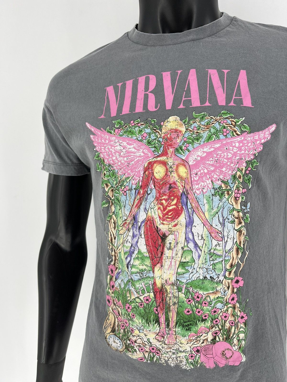 Band Tees Vintage Y2K Nirvana Kurt Cobain Tee Print Band Tour Rock Size US XS / EU 42 / 0 - 6 Thumbnail