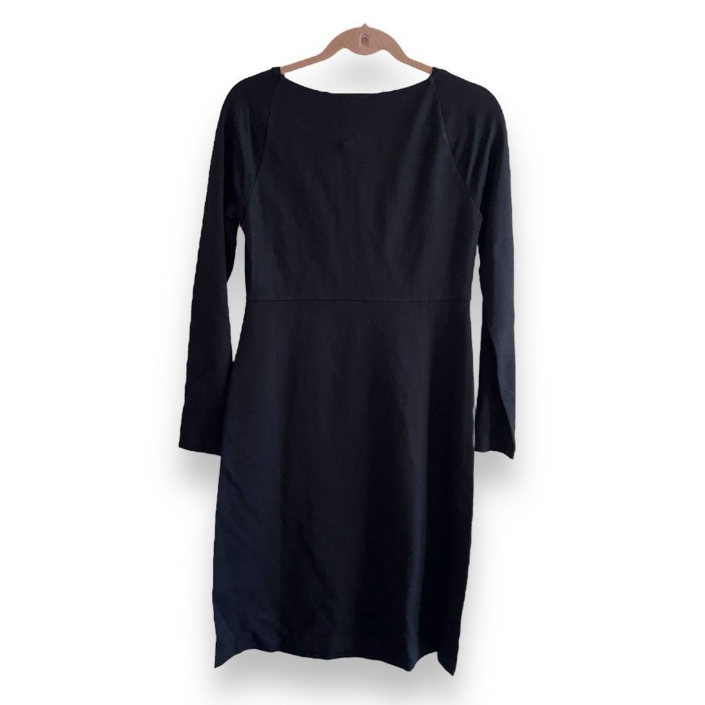 Other NWT Talbots Black L/S V-Neck Knit Dress Sz 6 Size M / US 6-8 / IT 42-44 - 5 Thumbnail