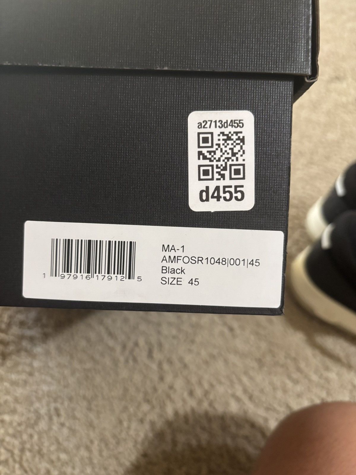 Amiri amiri ma-1 black white Size US 12 / EU 45 - 14 Thumbnail