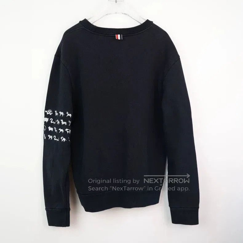 Thom Browne Thom Browne Animal Embroidered Sweatshirt. Size US L / EU 52-54 / 3 - 3 Thumbnail