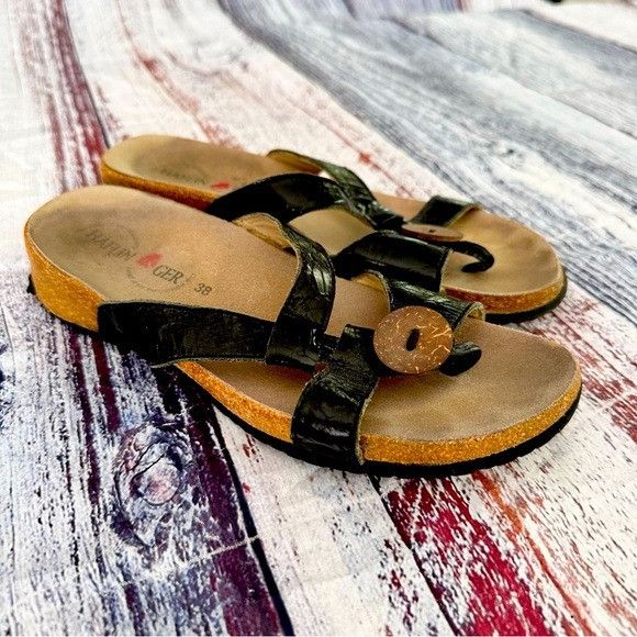 Other Haflinger Women’s Leather Sandals Size US 7.5 / IT 37.5 - 1 Thumbnail