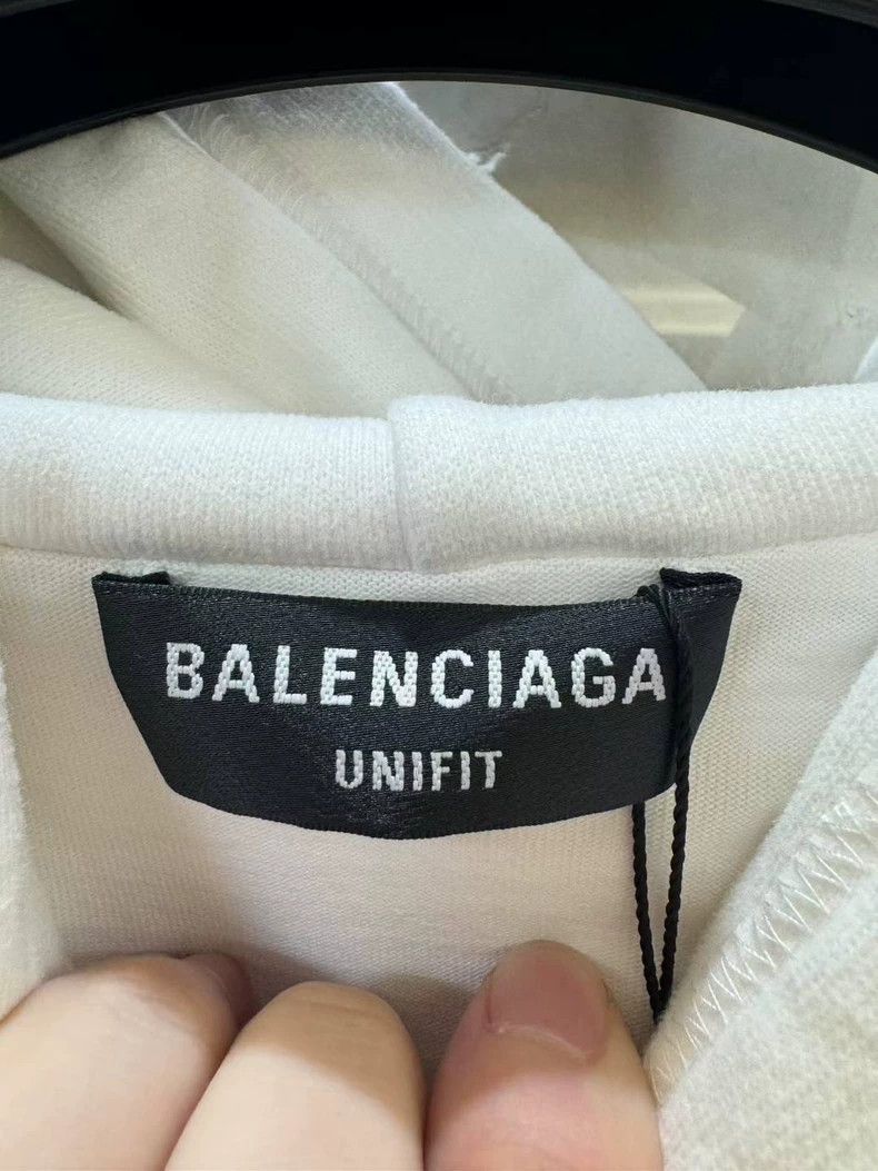 Balenciaga Balenciaga Big Ripped Alphabet Hoodie Size US S / EU 44-46 / 1 - 3 Thumbnail