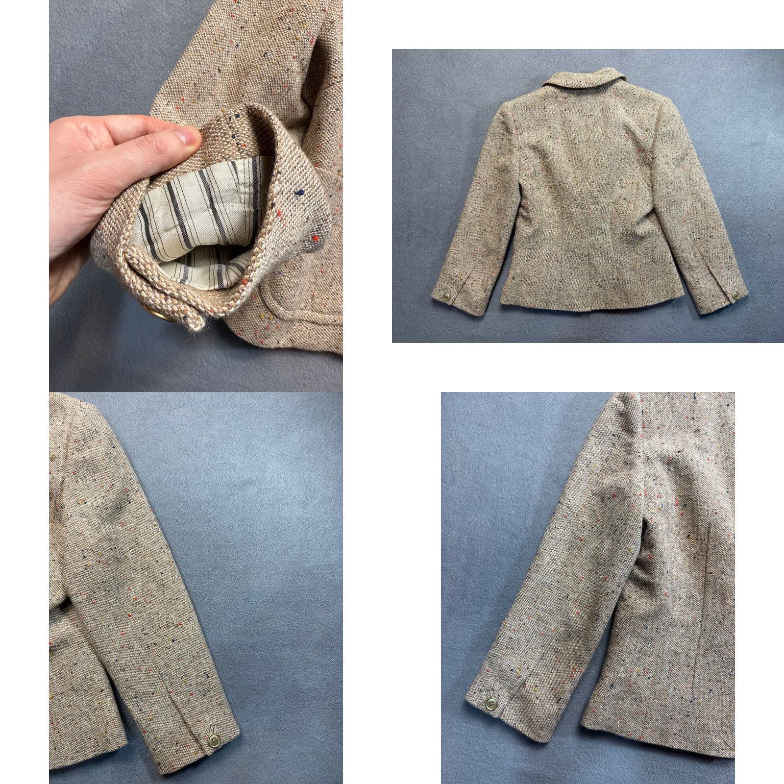 Vintage Hobbs N.W.3 Blazer Jacket Beige Womens Size 8 Jacket Womens Beige 8 Contemporary Hobbs N.W.3 Blazer Size M / US 6-8 / IT 42-44 - 9 Thumbnail