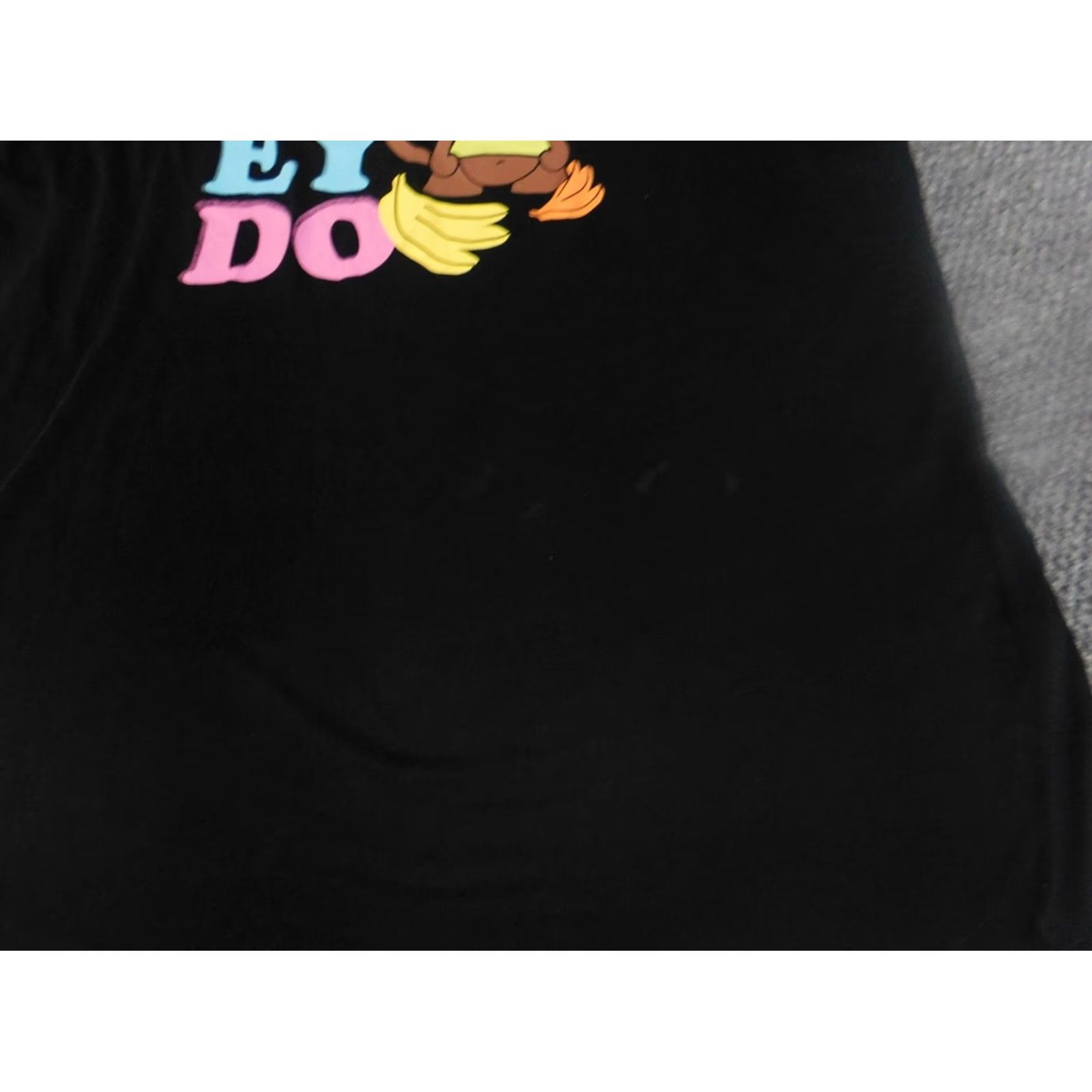 Vintage PB&J Womens Shirt 1X Black T-Shirt Crew Neck Short Sleeve Pullover Cotton Polyester Plus Size Love Graphic Casual 1X Womens Mens Girls Size XL / US 12-14 / IT 48-50 - 4 Thumbnail