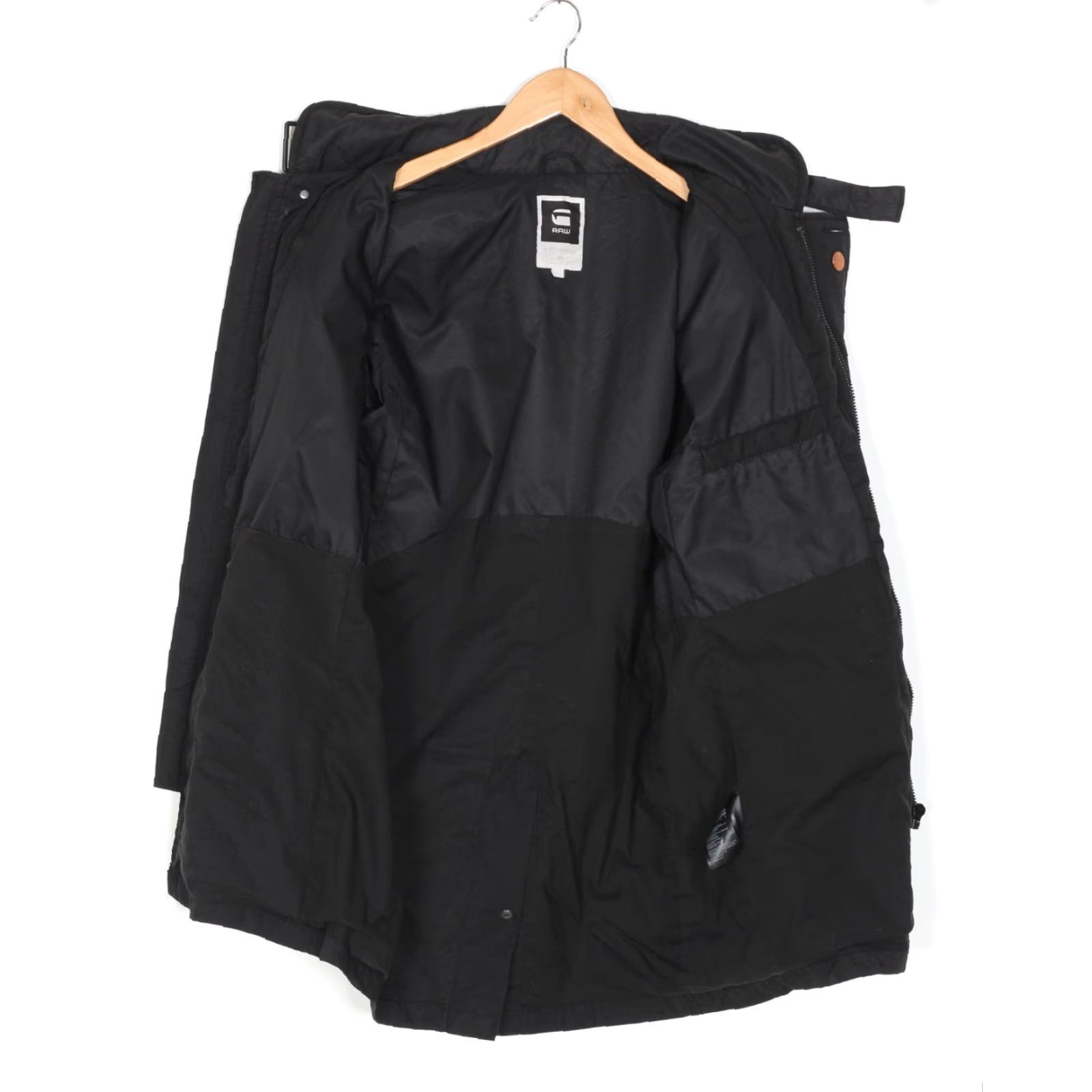 G-Star G-STAR FLEET GARBER TRENCH Jacket Men L MJ5698 Black Canvas City Casual Zip Jacket Mens L Size US L / EU 52-54 / 3 - 3 Thumbnail