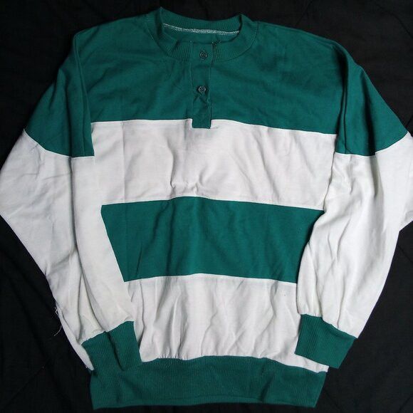 Vintage Vintage Cherrystix Striped Long Sleeve Shirt Size US M / EU 48-50 / 2 - 2 Thumbnail