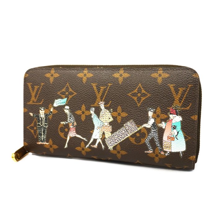 Auth Louis Vuitton Monogram Porto Papier Zip M61207 Women's Wallet  (bi-fold)