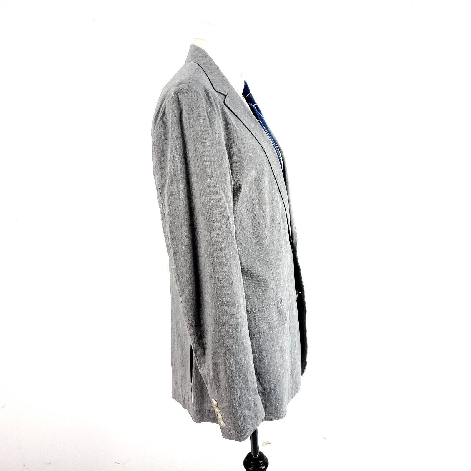 J.Crew J Crew Ludlow Cotton 2 Button 2 Piece Suit 38R Gray Sharkski Size 38R - 7 Thumbnail