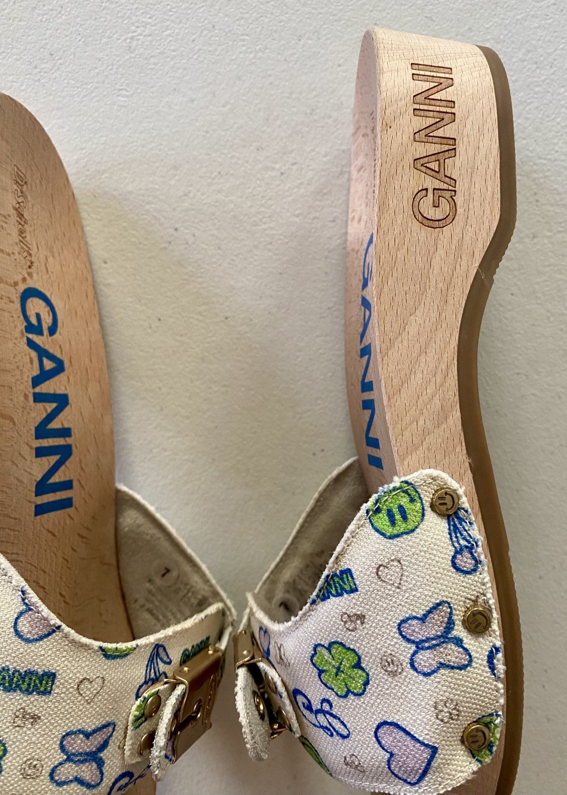 Ganni Dr Scholls X Ganni Original Clog Women Shoes White 7 US Size US 7 / IT 37 - 5 Thumbnail