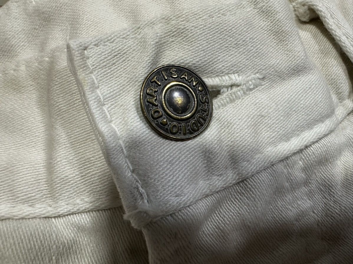 If Six Was Nine × Japanese Brand × Studio D'Artisan 🔥Vintage Studio D’Artisan White Flared Denim Size US 32 / EU 48 - 11 Thumbnail