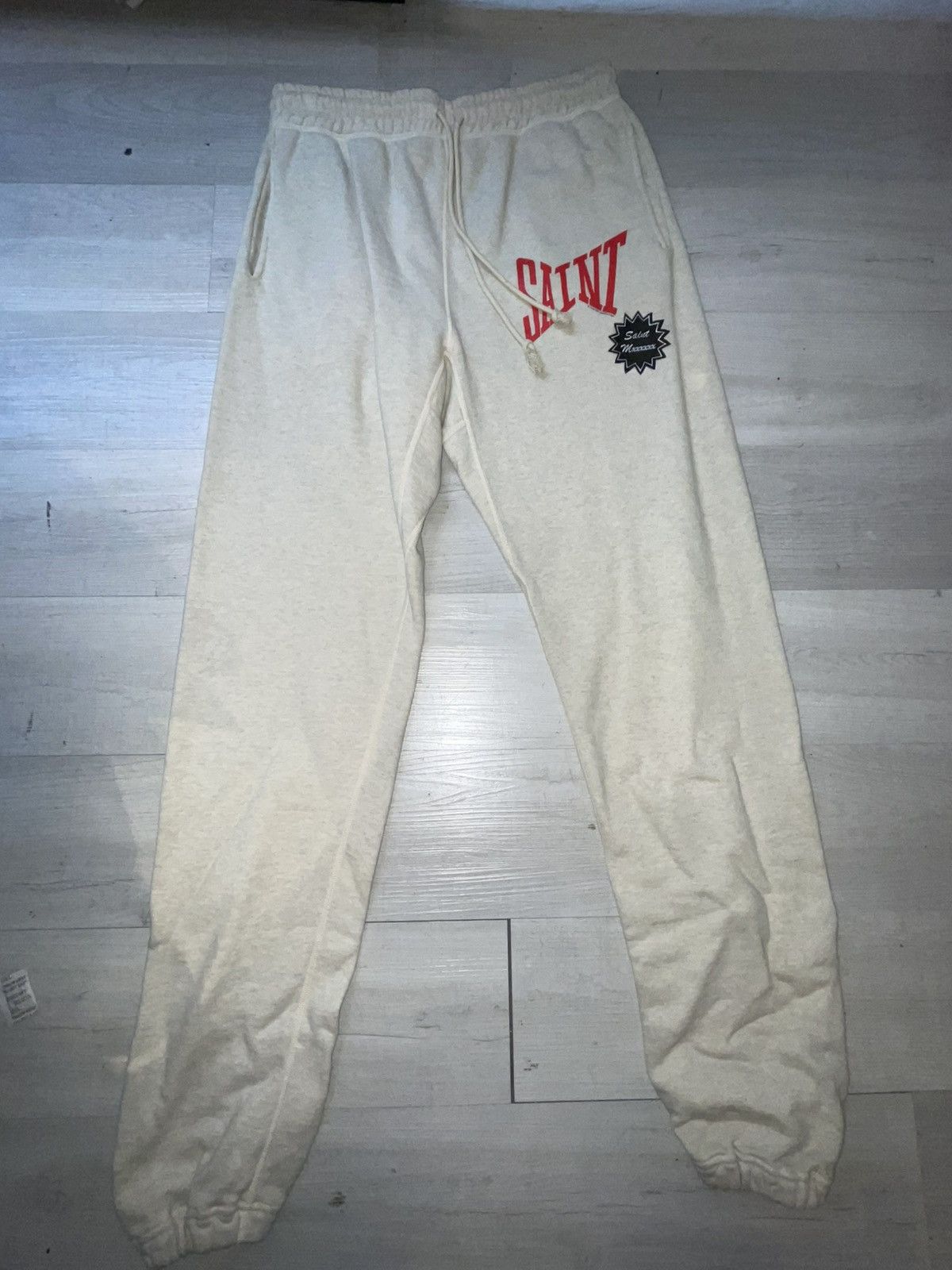 Saint Michael Saint Michael Red Logo Sweatpant Grey SS24 Small New Size US 32 / EU 48 - 1 Thumbnail