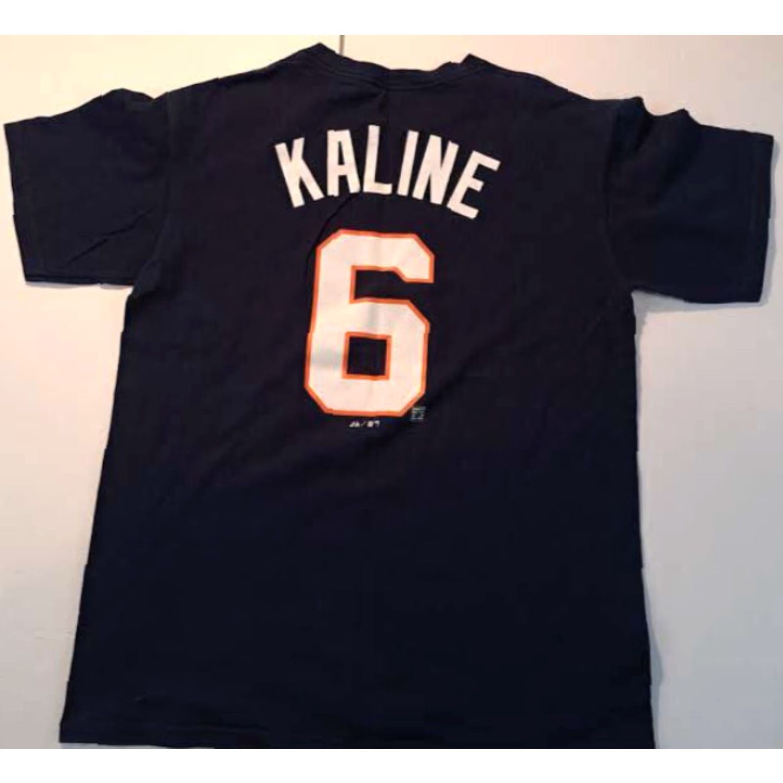 Vintage Detroit Tigers Majestic T-Shirt Jersey Crew Neck Short Sleeve Size M Blue Cotton Jersey Al Kaline Sports Men 26in long 21in pit to pit EUC Size US M / EU 48-50 / 2 - 2 Thumbnail