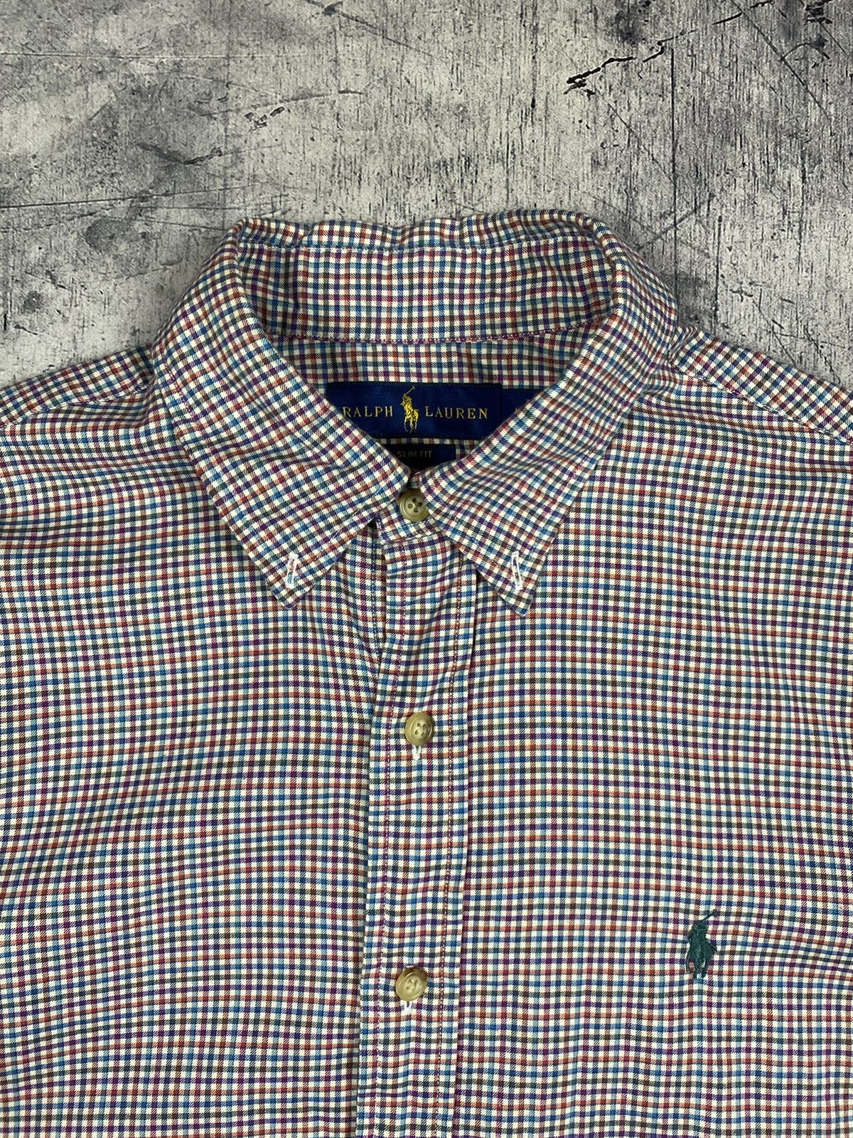 Designer × Polo Ralph Lauren Polo Ralph Lauren Designer Checkered Button Up Shirt Size US M / EU 48-50 / 2 - 6 Thumbnail