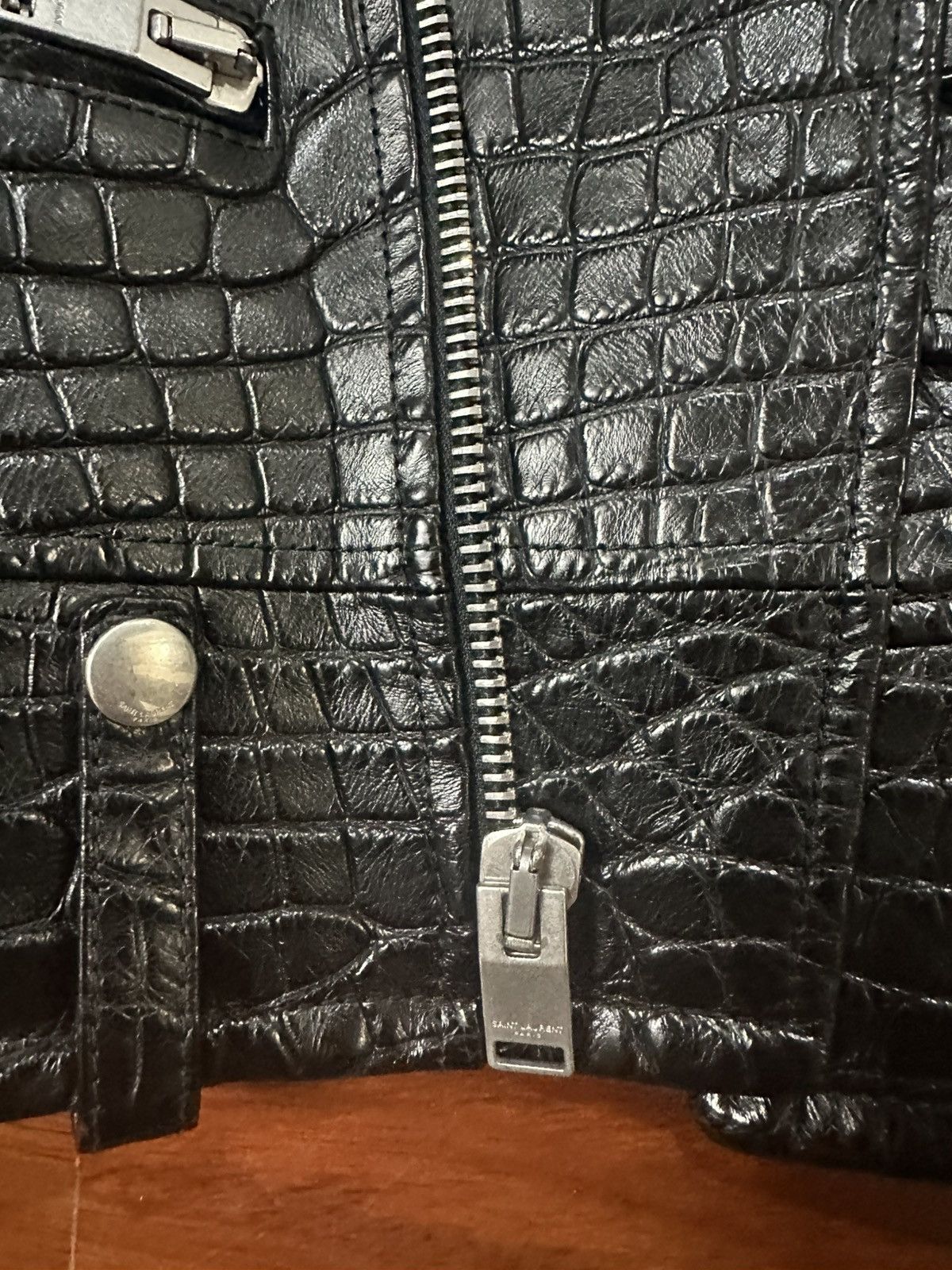 Saint Laurent Paris Slp L01 crocodile jacket Size US M / EU 48-50 / 2 - 4 Thumbnail