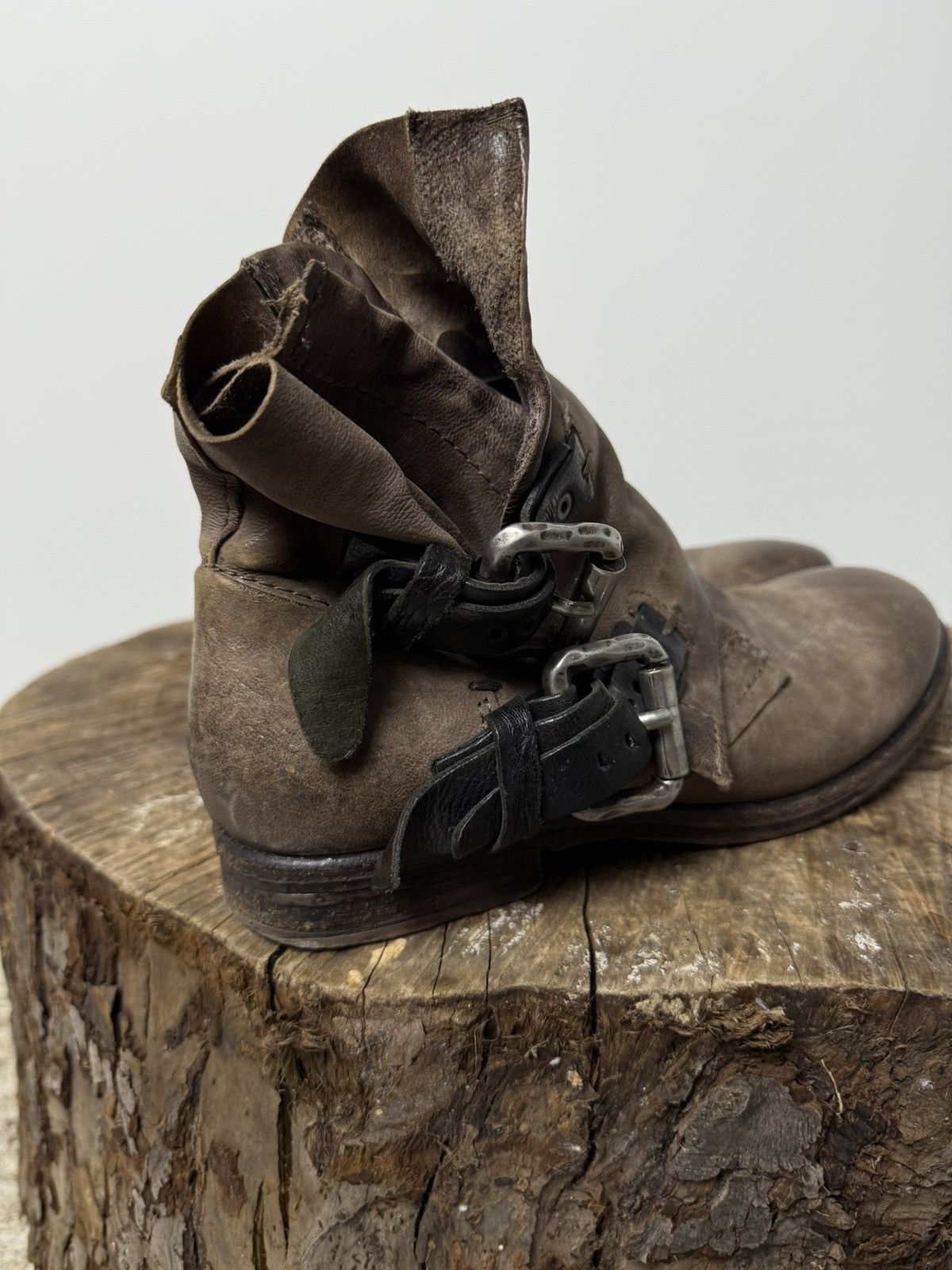 A.S.98 A.S. 98 Airstep Leather Boots Dirk Bikkembergs Style Size US 5 / EU 37 - 5 Thumbnail