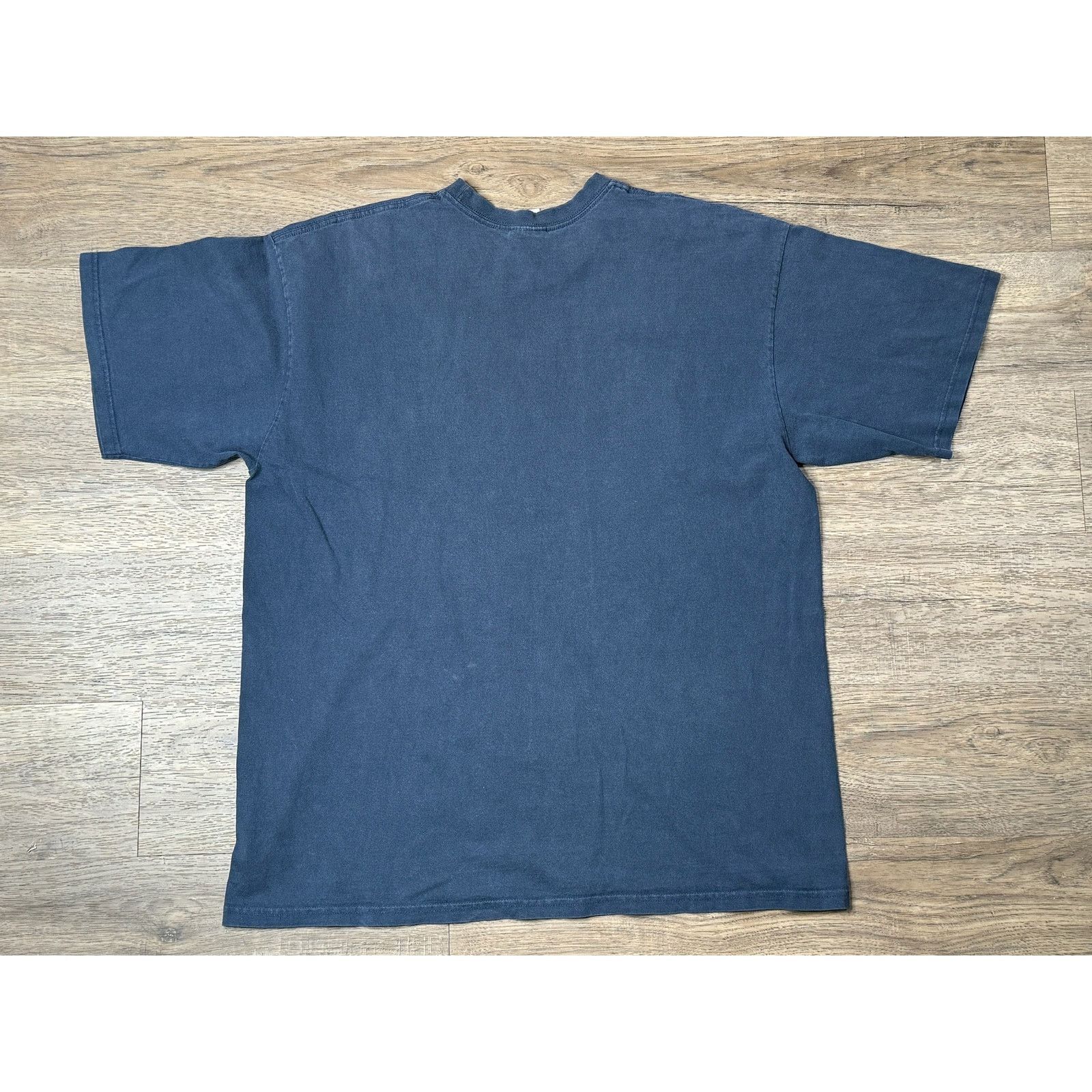 Nike Vintage Nike Navy Blue Logo T-Shirt, XL Size US XL / EU 56 / 4 - 3 Thumbnail