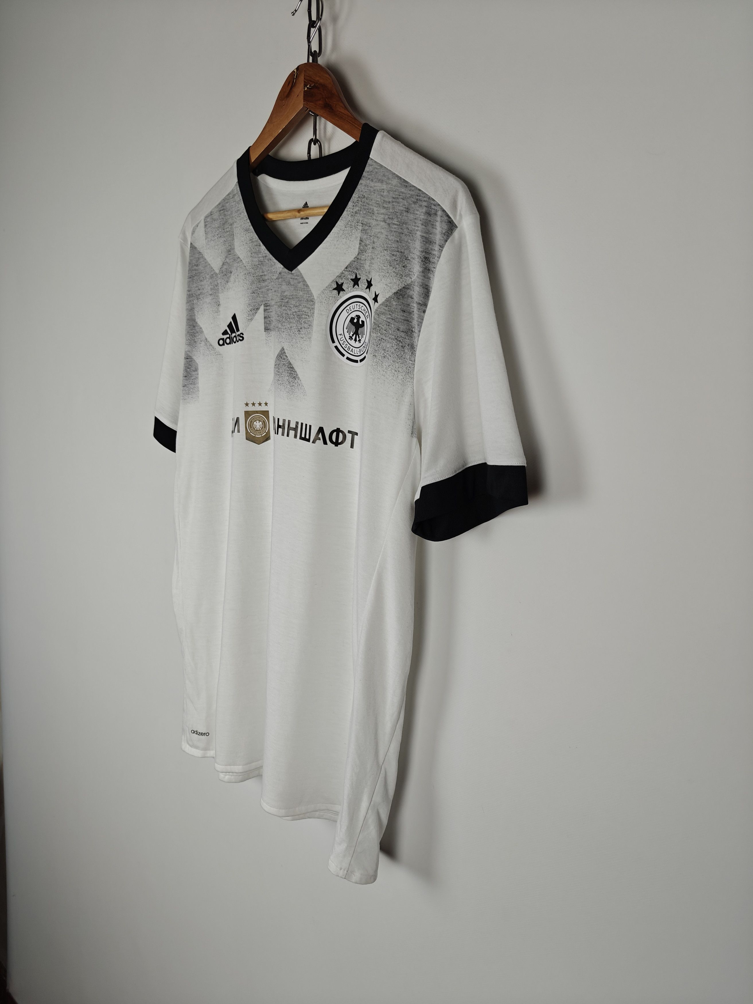 Adidas Adidas Soccer Jersey T-Shirt Deutsher Fussball-Bund L Size US L / EU 52-54 / 3 - 7 Thumbnail
