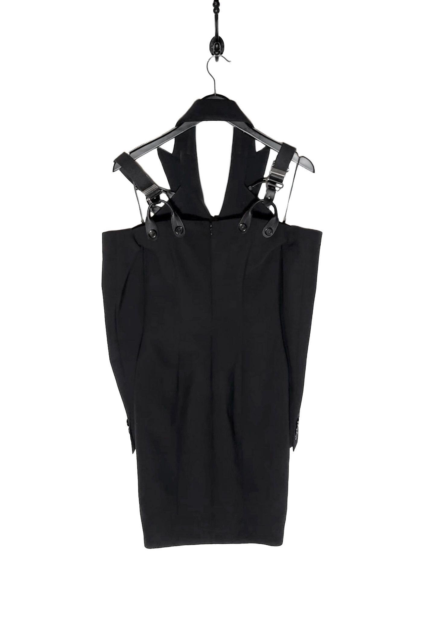 Moschino Moschino Couture! 2023 Black Double Breasted Blazer Dress Size XS / US 0-2 / IT 36-38 - 1 Thumbnail