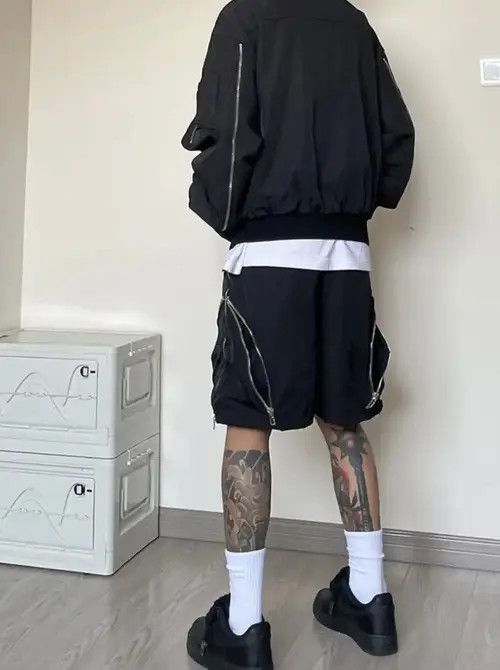 Japanese Brand Kurumi x Ayase Streetwear Zipper Retro Design Shorts Y2k Size US 30 / EU 46 - 6 Thumbnail
