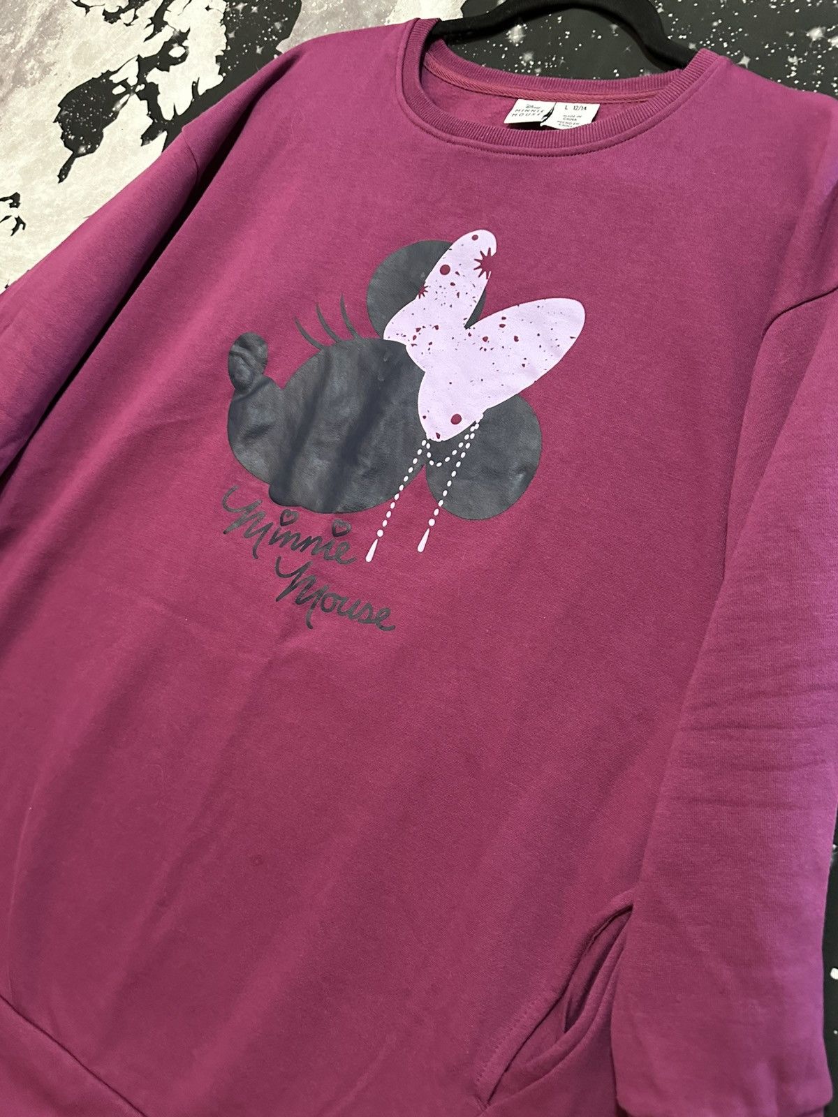 Disney Disney Minnie Mouse Pocket Sweatshirt Size L / US 10 / IT 46 - 2 Thumbnail