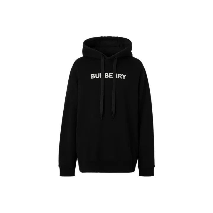 Burberry Burberry Burberry Black Logo Hoodie for Men-2507 Size US XXL / EU 58 / 5 - 1 Thumbnail