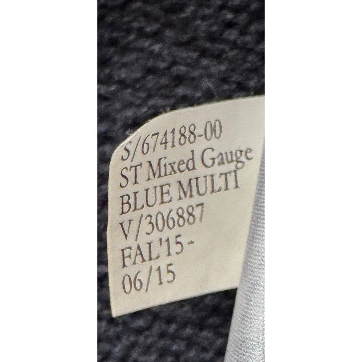 Banana Republic Banana Republic Double Zip Cotton Sweater Navy Fall 2015 Size US S / EU 44-46 / 1 - 11 Thumbnail