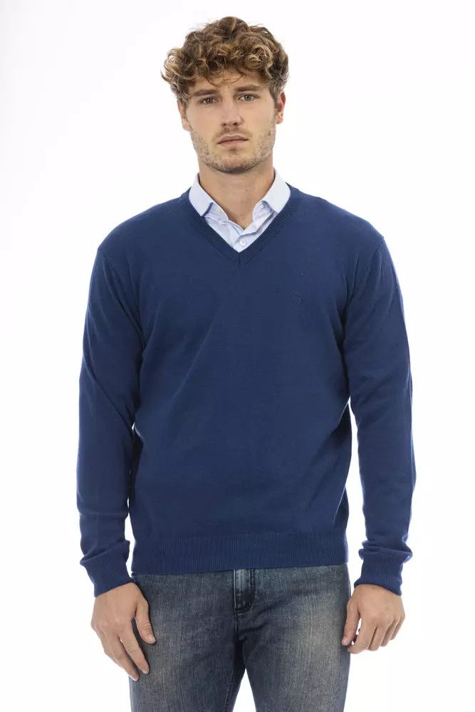 Sergio Tacchini Sergio Tacchini Blue Wool Sweater | Grailed