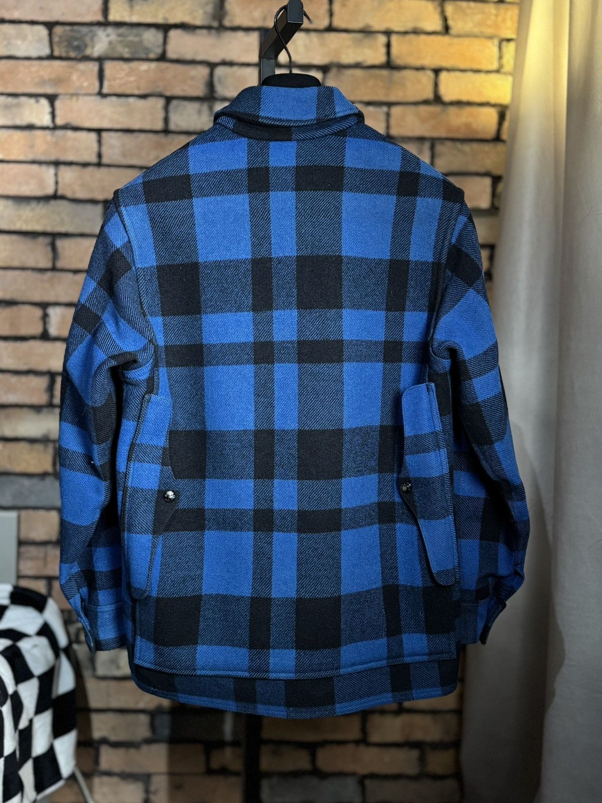Filson $630 MACKINAW WOOL CRUISER COAT JACKET WORK PLAID BLUE Size US M / EU 48-50 / 2 - 2 Thumbnail