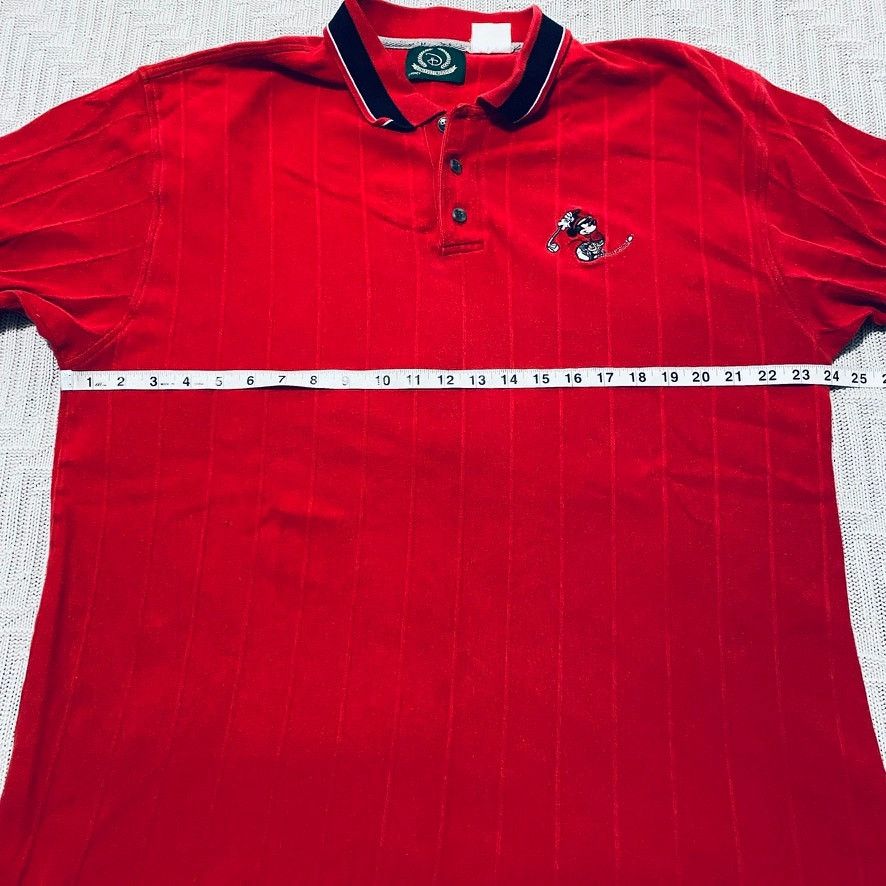 Disney Disney Mickey Mouse red golf polo Size US XL / EU 56 / 4 - 6 Thumbnail