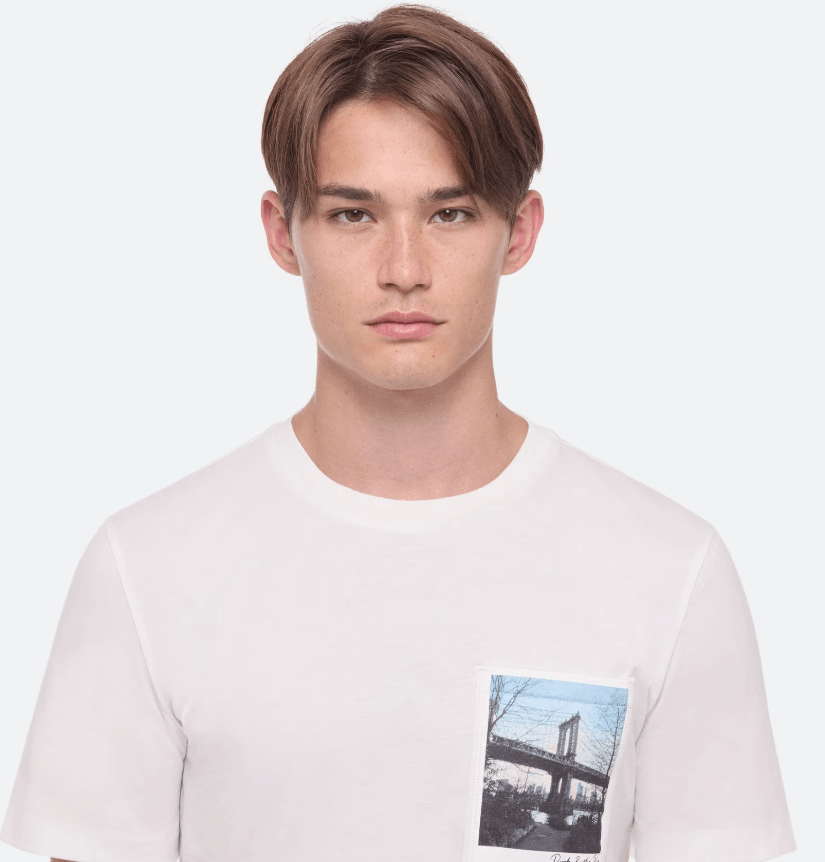 Helmut Lang BNWT AW24 HELMUT LANG POSTCARD TSHIRT M Size US M / EU 48-50 / 2 - 11 Thumbnail