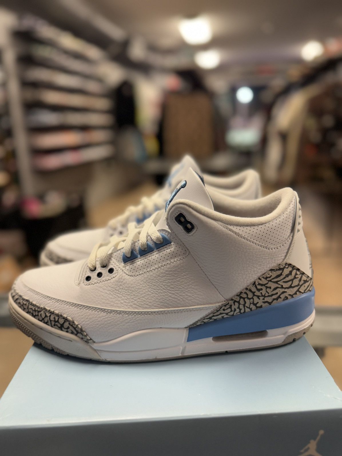 Jordan Brand Jordan 3 UNC (CT8532-104) Size 12 🧼 W/ BOX Size US 12 / EU 45 - 3 Thumbnail