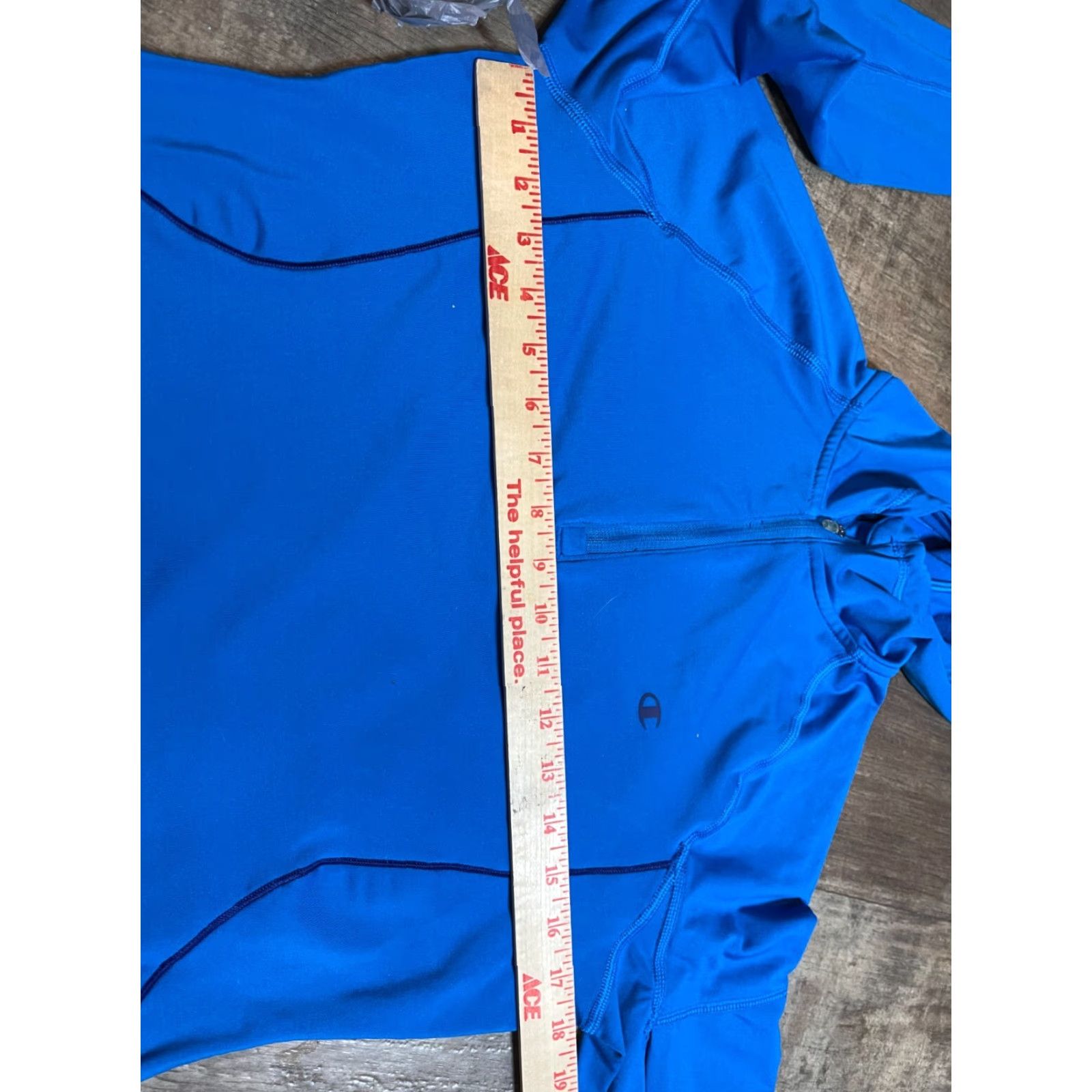 Champion Champion Hoodie Women M Blue Pullover Hooded Sweat Shirt Sweater Crew Neck Long Sleeve Regular Fit Sweatshirt V2 Size M / US 6-8 / IT 42-44 - 3 Thumbnail