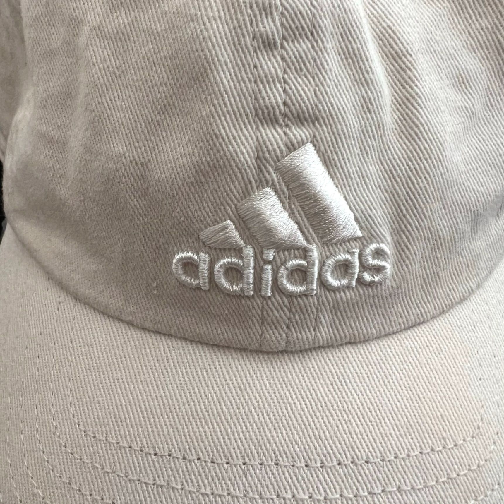 Adidas Adidas Womens Golf Hat White Poplin Adjustable White Cap Mens? Wait. Size ONE SIZE - 2 Thumbnail