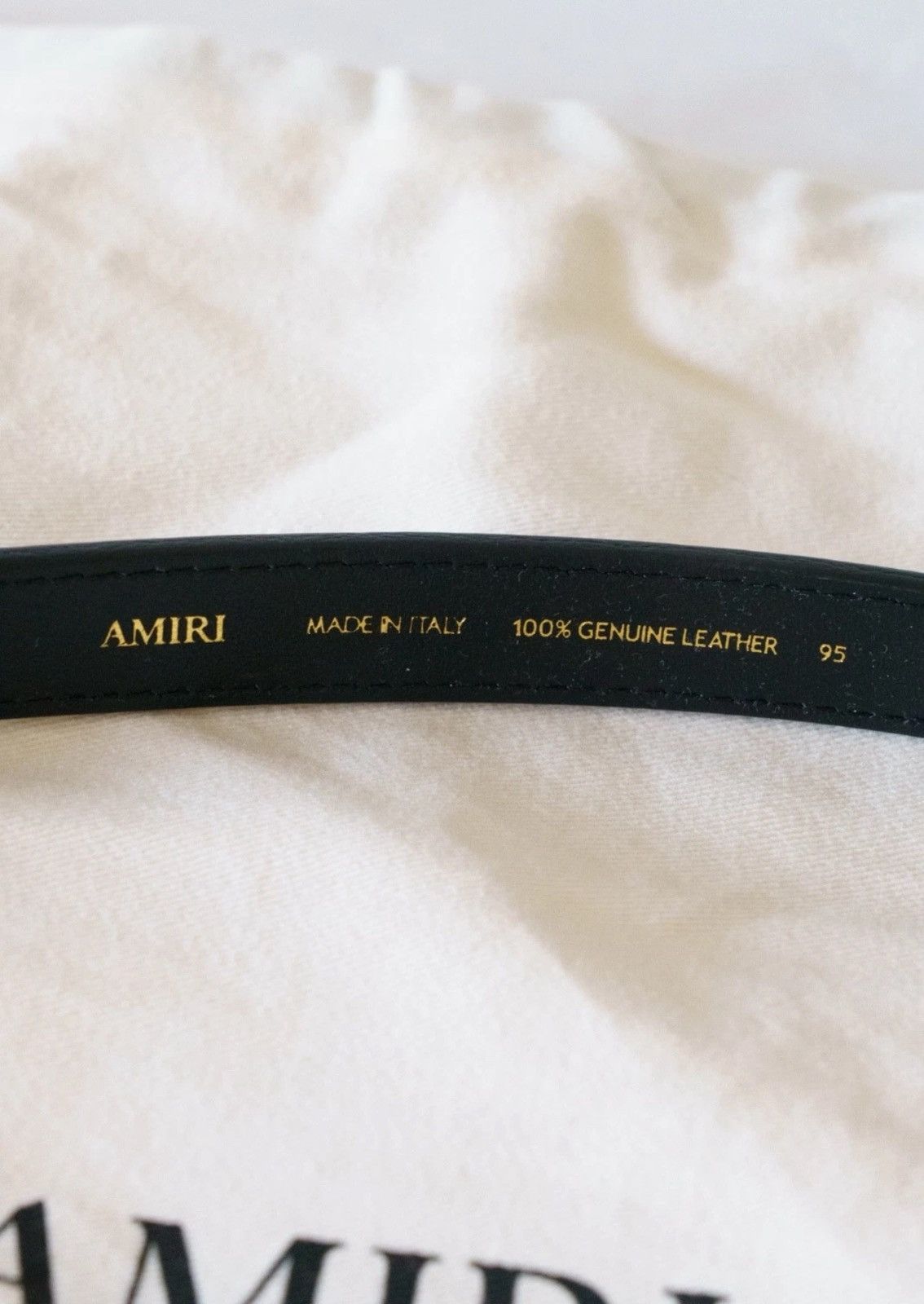 Amiri Amiri MA black chain belt size 95 Size 38 - 9 Thumbnail