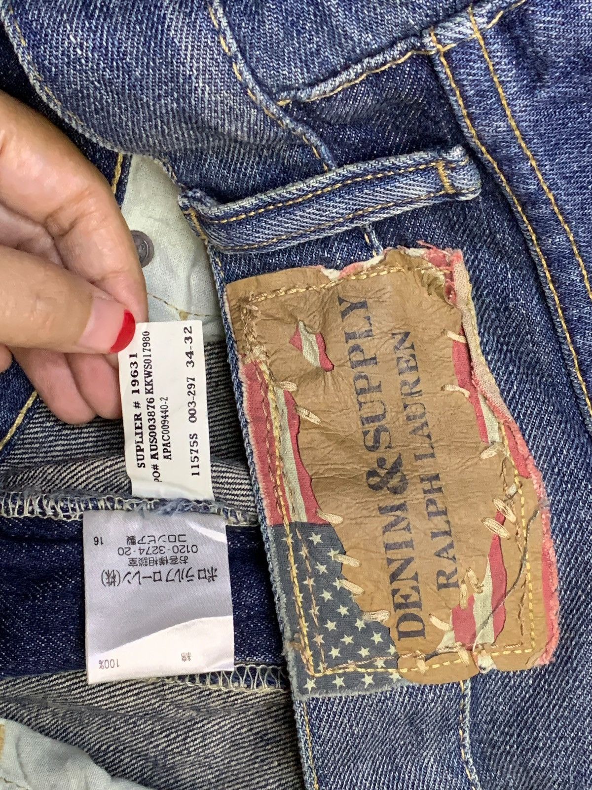 Denim & Supply Ralph Lauren Vintage Polo Denim Supply Mud Wash Baggy Style Jeans Size US 37 - 10 Thumbnail