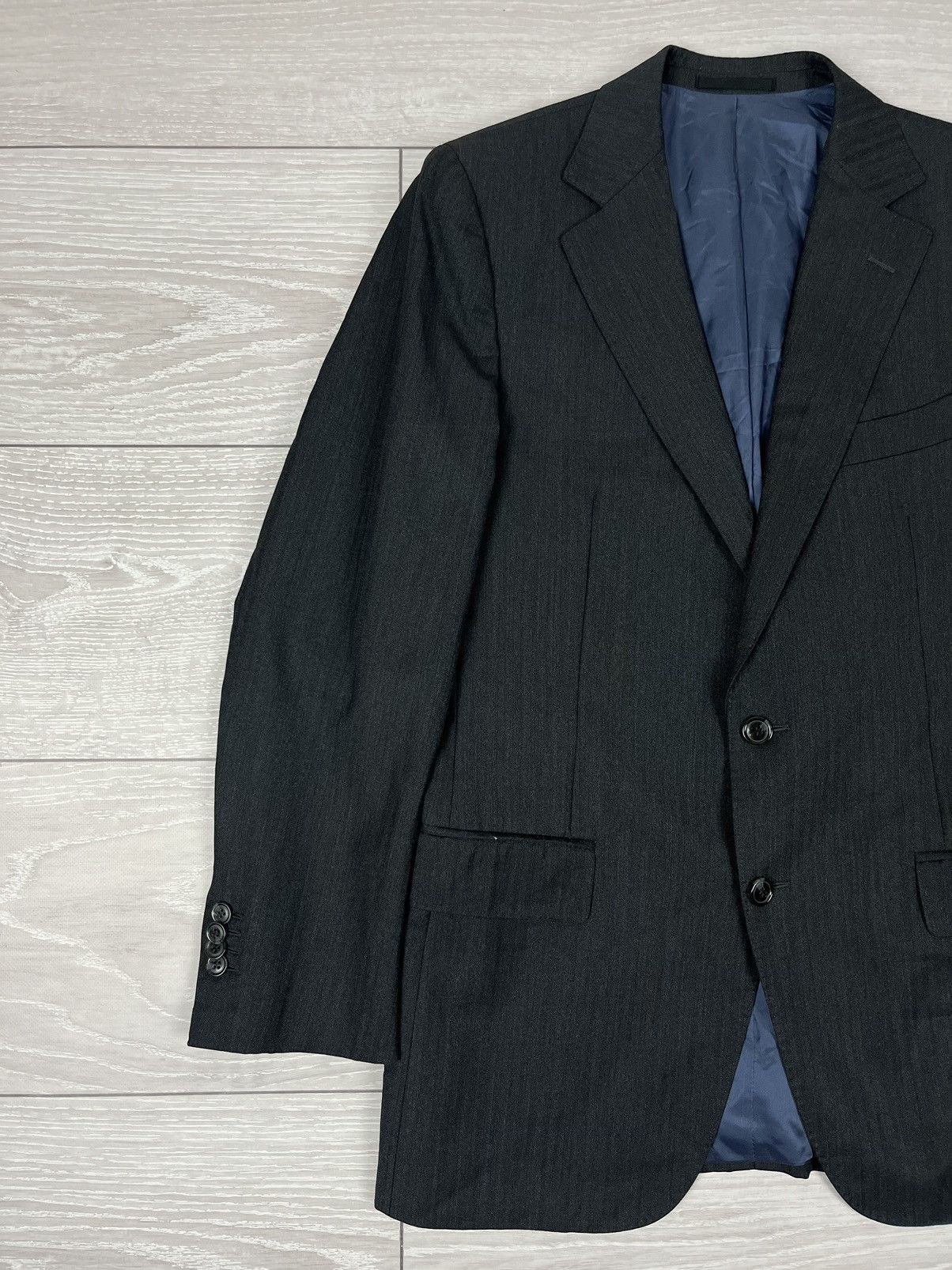 Suitsupply Suitsupply Grey Wool Two Buttons Blazer Jacket Size 44R - 3 Thumbnail