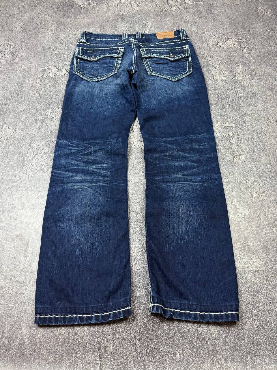If Six Was Nine Y2K LGB Style Faded Washed Distressed Denim 2000s Size US 32 / EU 48 - 5 Thumbnail